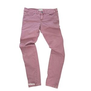 Free People Skinny Jeans Dusty Rose Color Size 28 W
